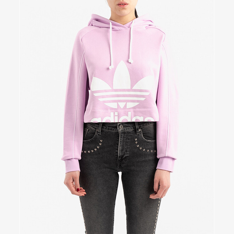 Свитшот женский светло-фиолетовый Adidas Originals, светло-фиолетовый — фото 3