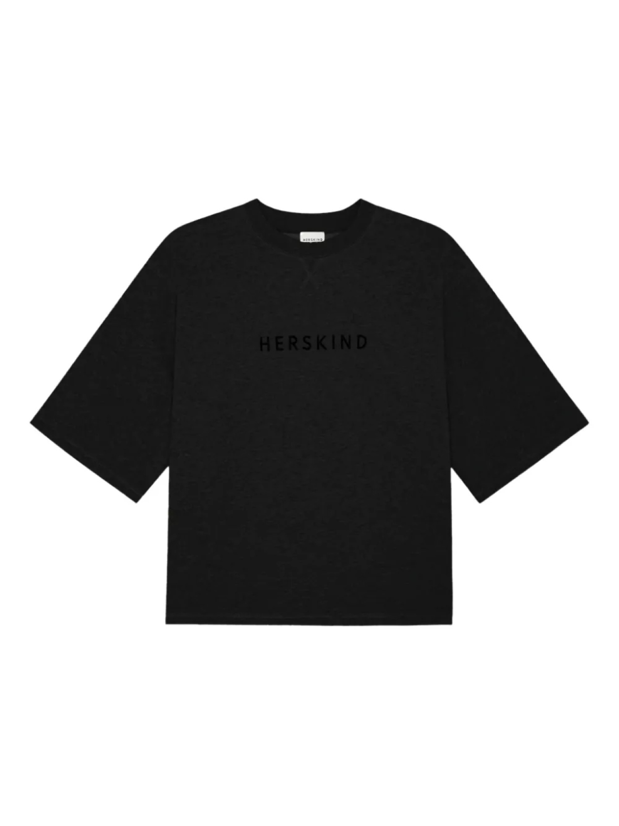 

Футболка HERSKIND Linette с вышитым логотипом, черный