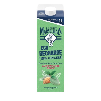 

Очень нежный крем для душа с молоком сладкого миндаля Eco-Refill Le Petit Marseillais