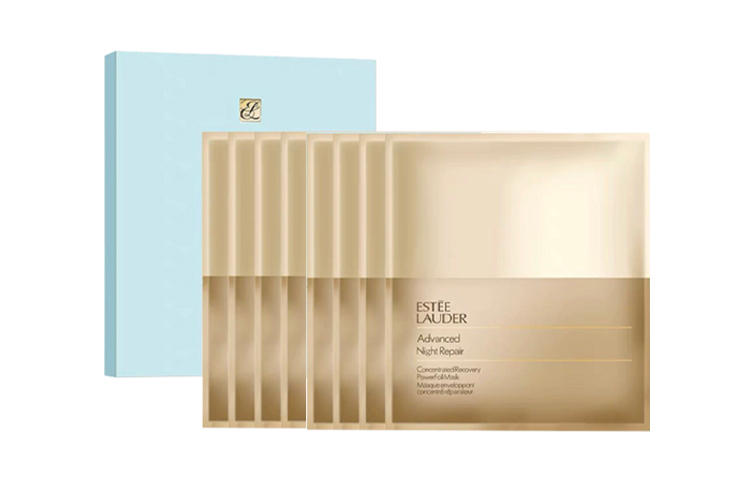 Тканевая маска Estée Lauder — Усовершенствованные ночные восстанавливающие тканевые маски для женщин Estee , 8 pcs (box — фото 4