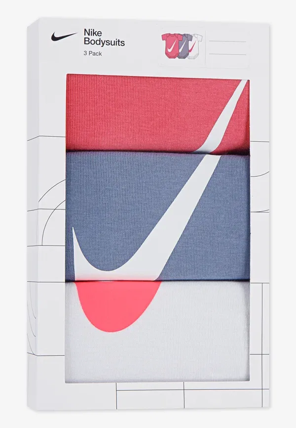 Комплект из 3 боди Nike Sportswear, розовый — фото 3