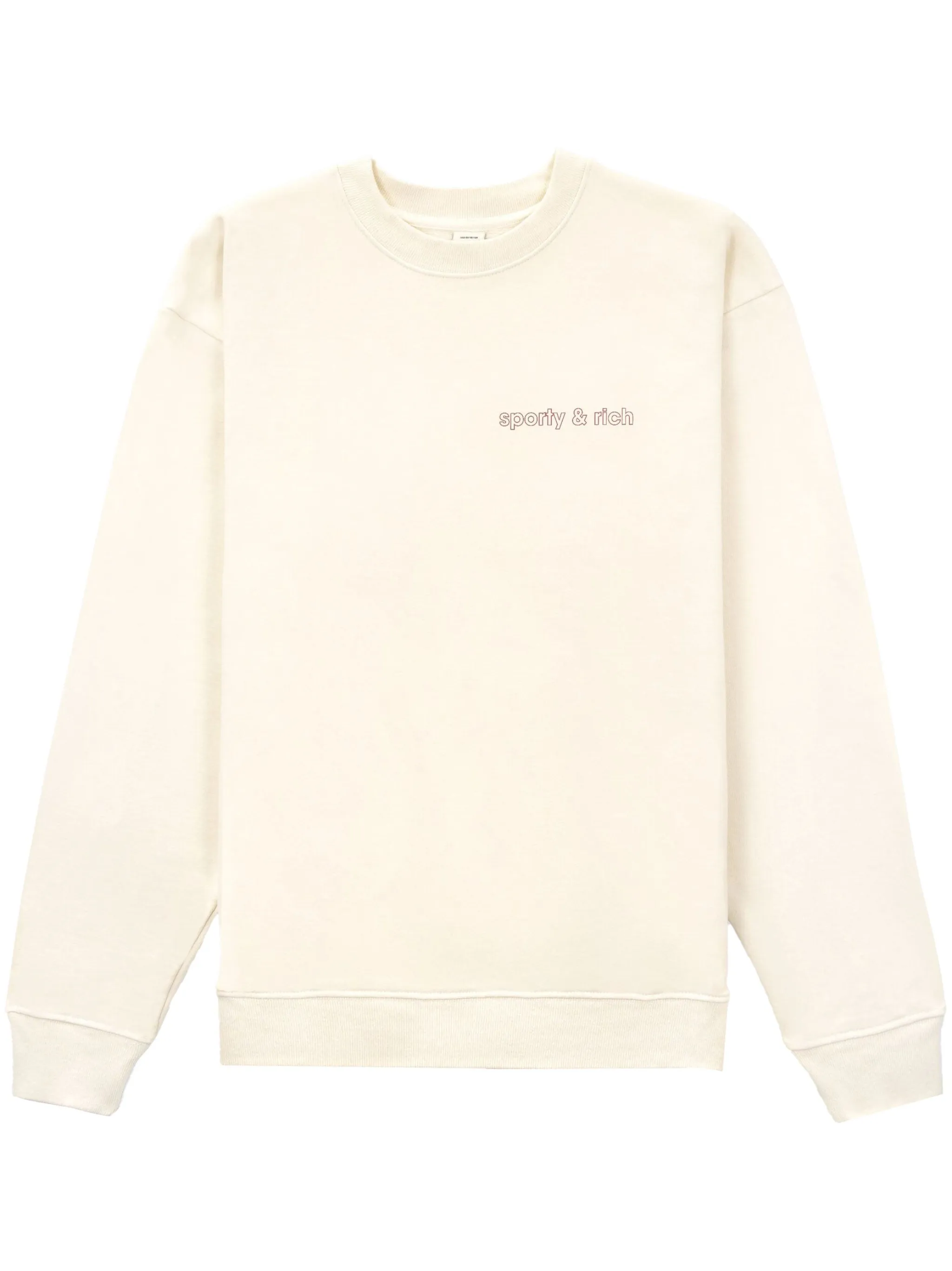 

Толстовка Avant Garde с логотипом Sporty & Rich, кремовый