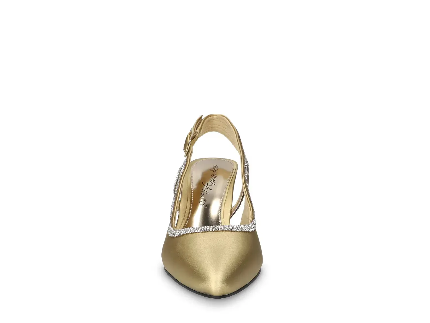 Блестящие туфли-лодочки Rhinestone Туфли Easy Street, Gold — фото 2
