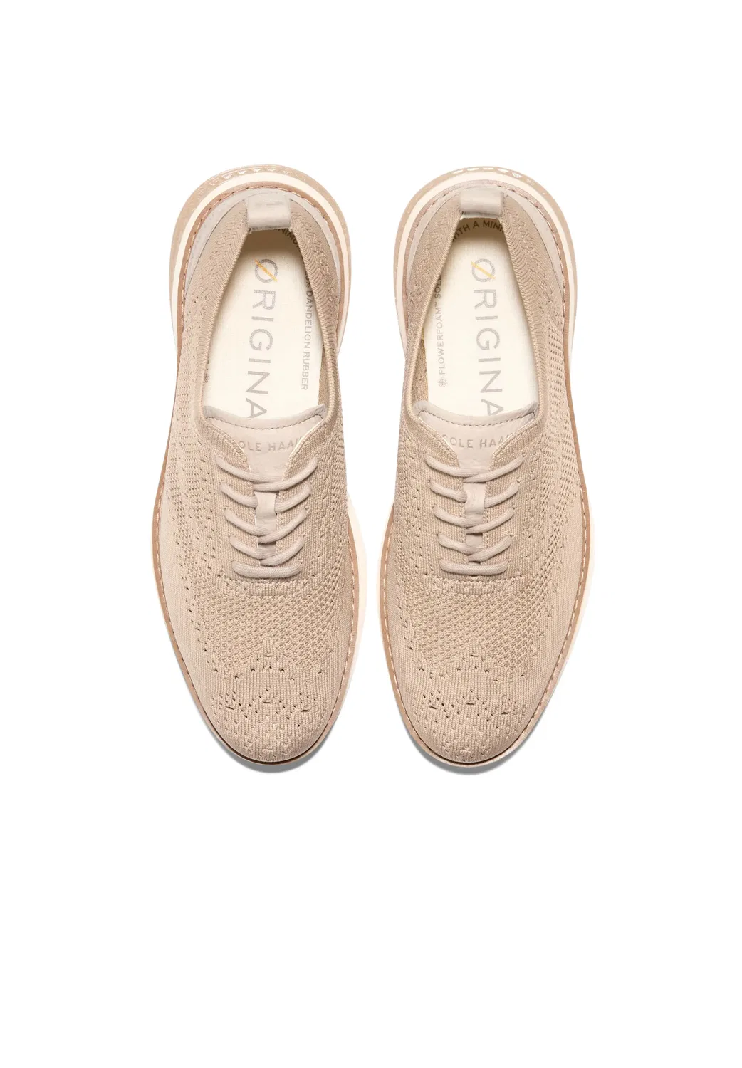 Снуршхуэ OG ENERGYWEAVE STITCHLITE WING OXFORDS Cole Haan, rye ivory natural — фото 2