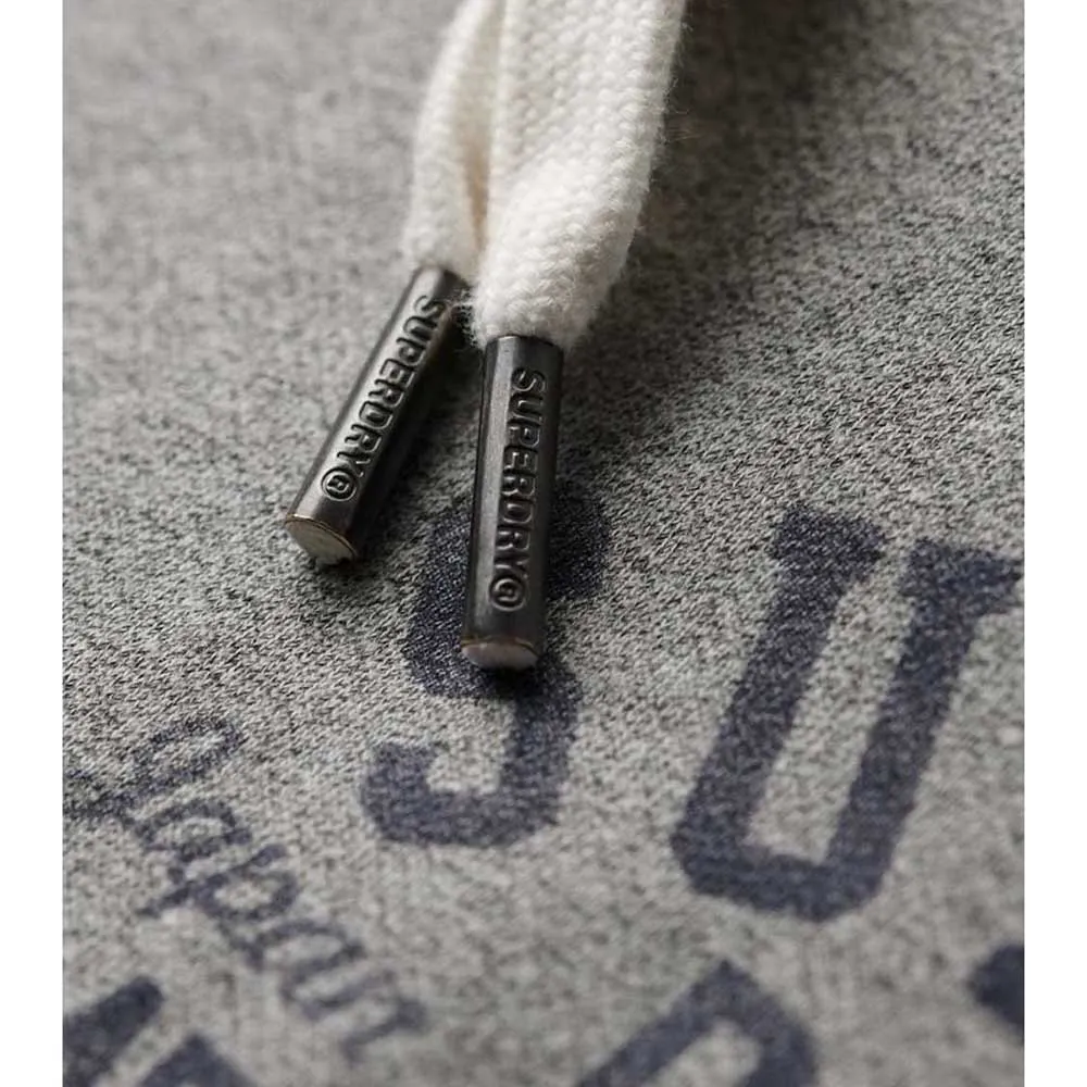 Худи Superdry Track & Field Graphic, серый — фото 2