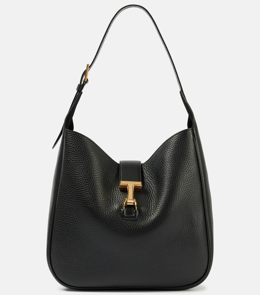 

Кожаная сумка-тоут Monarch Medium Tom Ford, черный