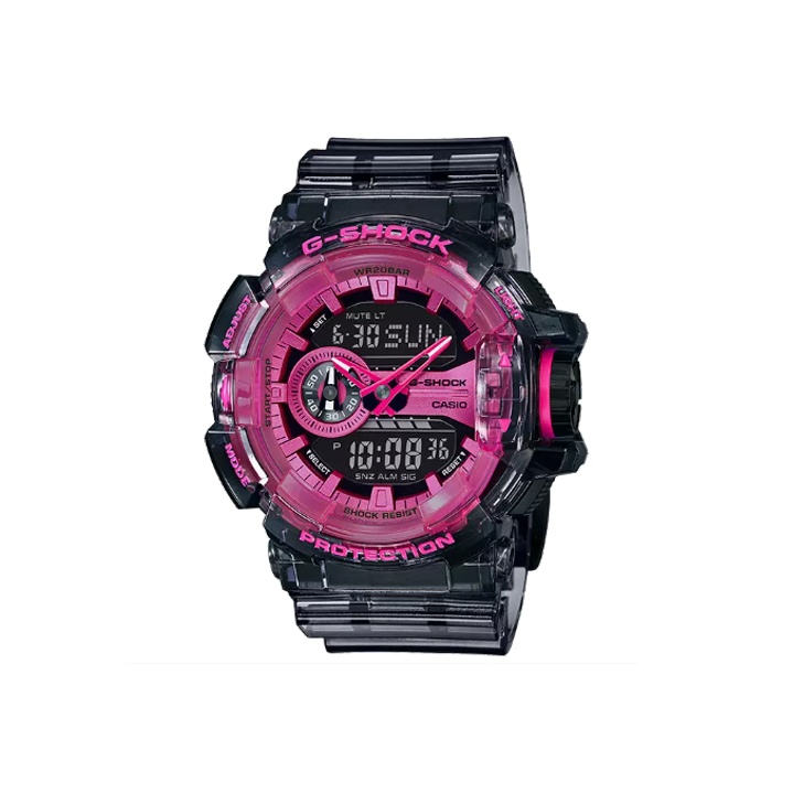 

CASIO Мужские часы Liquid Crystal/Analog Dual Display Series 57mm Black GA-400SK-1A4DR