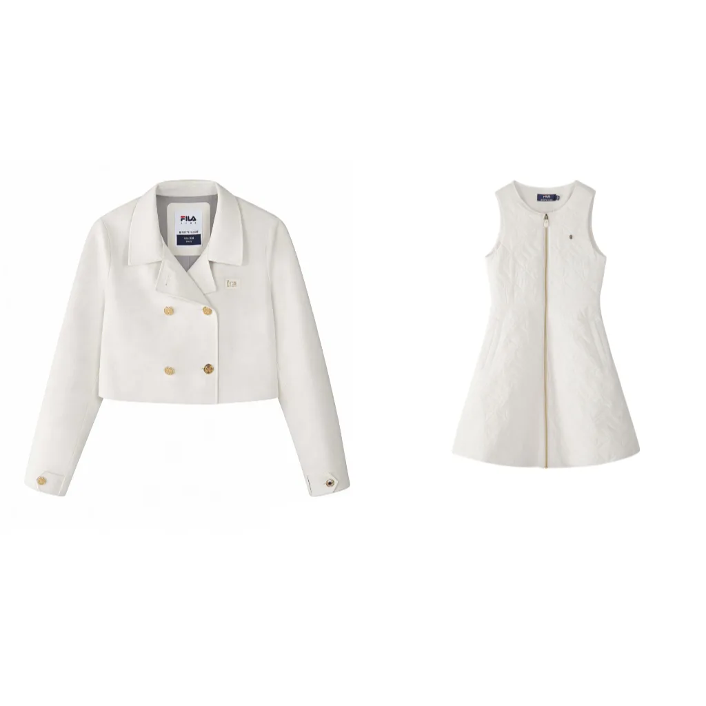 FILA KIDS Детский комплект с юбкой Cloud White