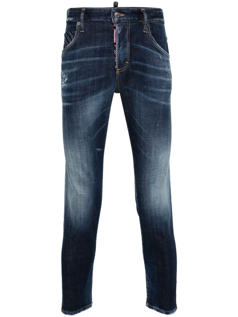 

Джинсы Skater кроя слим DSQUARED2, синий