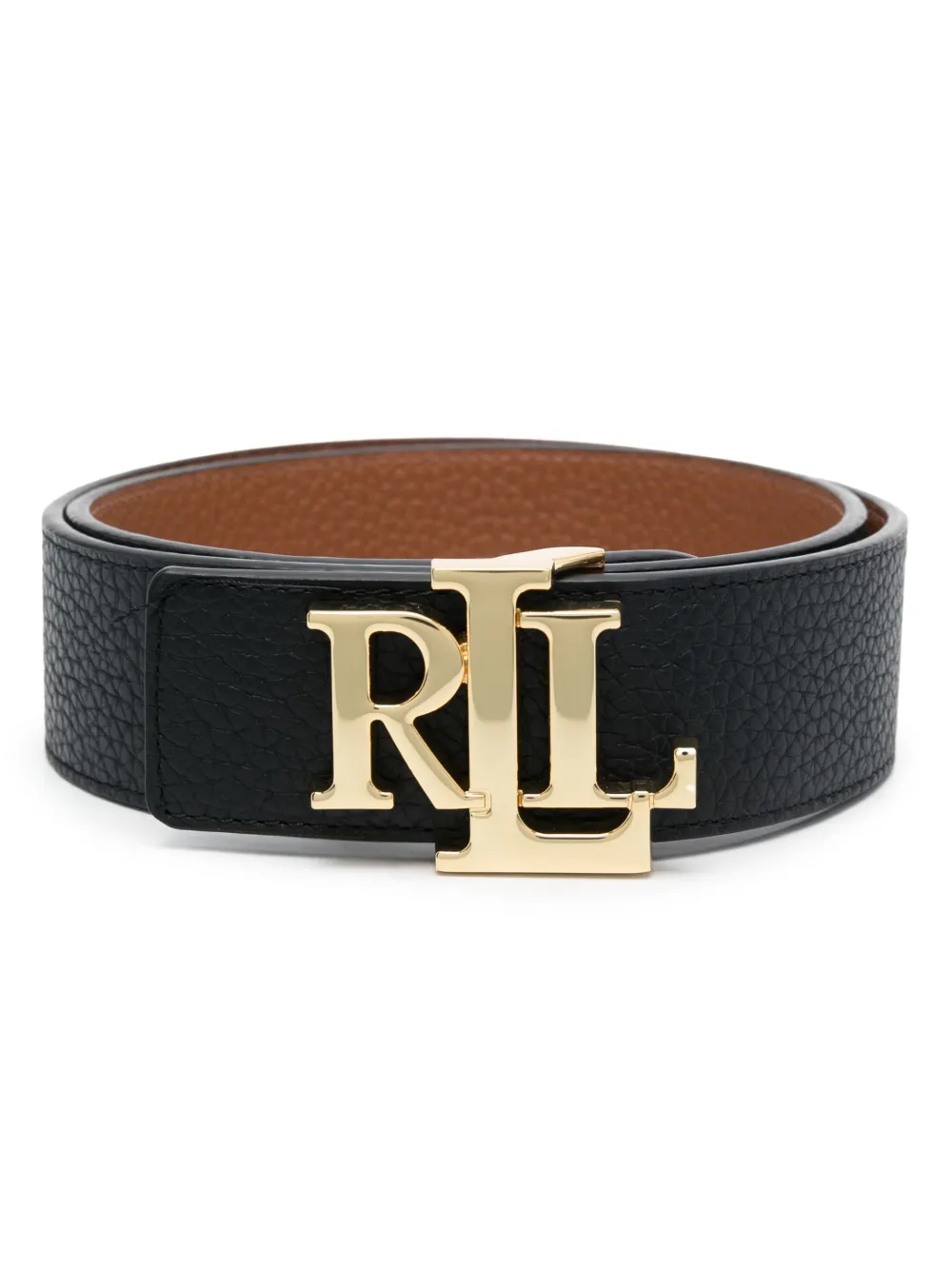 

Двусторонний ремень с логотипом Lauren Ralph Lauren, черный