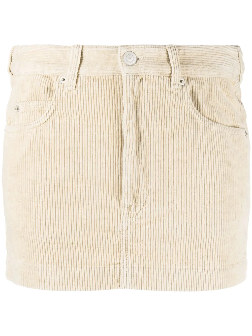 

Вельветовая юбка мини Rania MARANT ÉTOILE, нейтральный