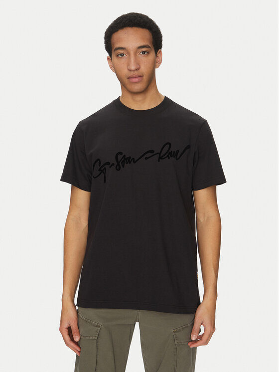 

Футболка обычного кроя Floock G-Script D25148-C784 G-Star Raw, черный
