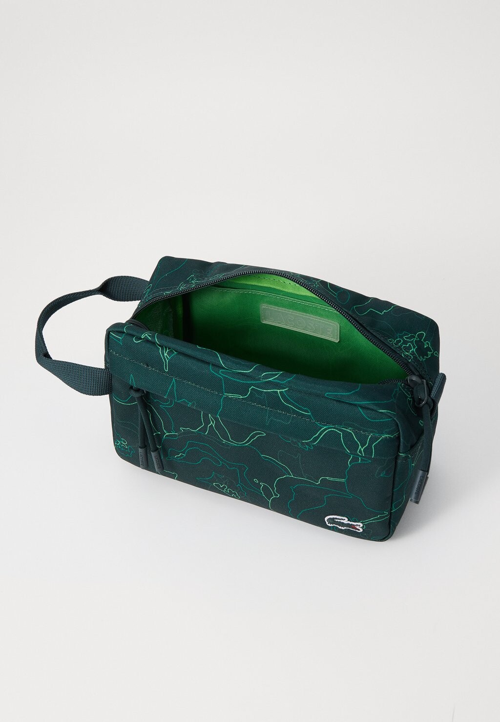 

Косметичка FLAT CROSSOVER BAG Lacoste, темно-зеленый