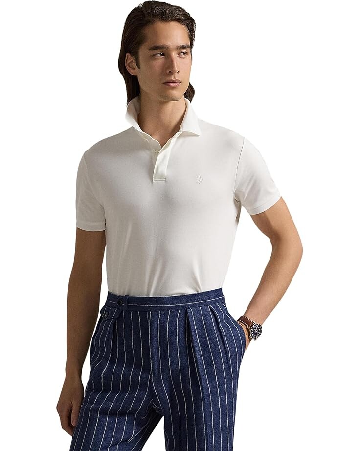 

Поло Polo Ralph Lauren Classic Fit Soft Cotton Polo Shirt, белый