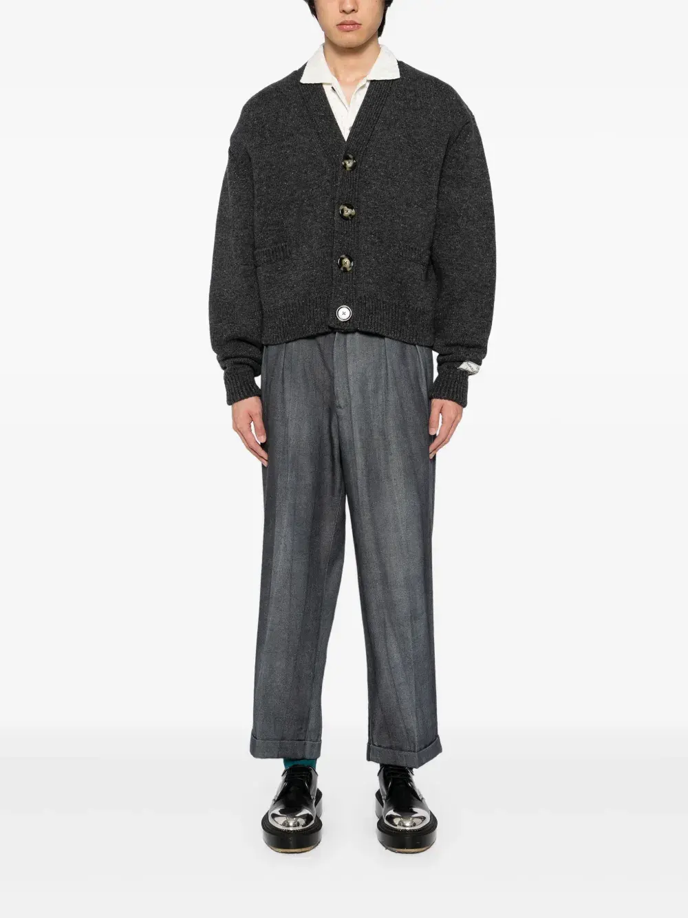 

Шерстяной кардиган MERYLL ROGGE, серый