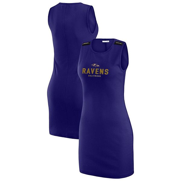 

Женское фиолетовое ребристое платье-майка Baltimore Ravens x Gracie Hunt Wear By Erin Andrews