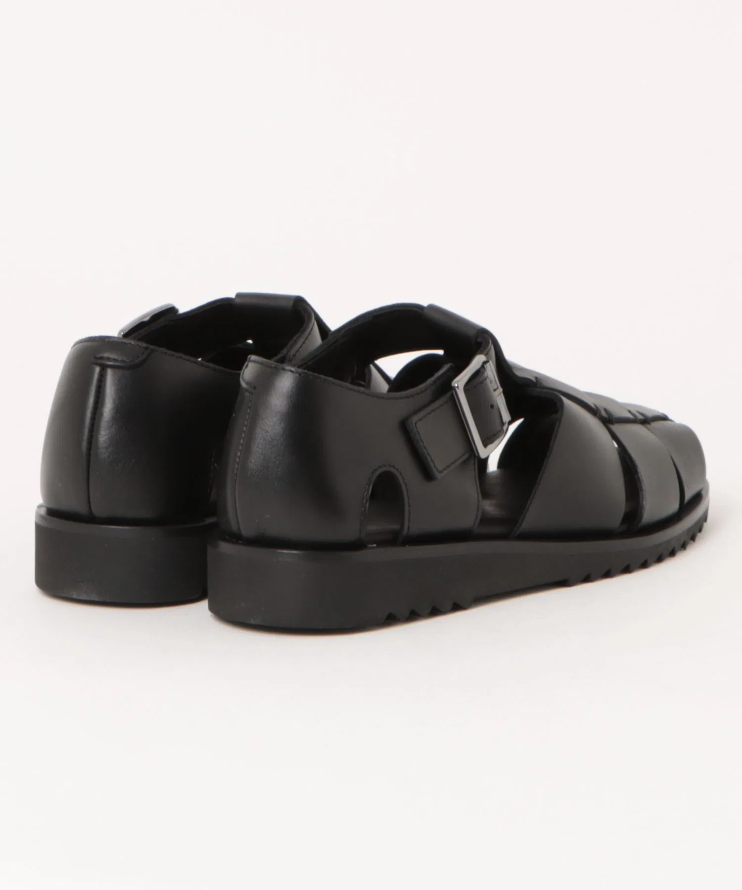 Унисекс сандалии из натуральной кожи Paraboot PACIFIC чёрные — фото 2