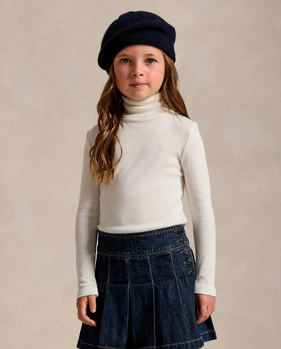 

Натуральная водолазка для девочки Polo Ralph Lauren