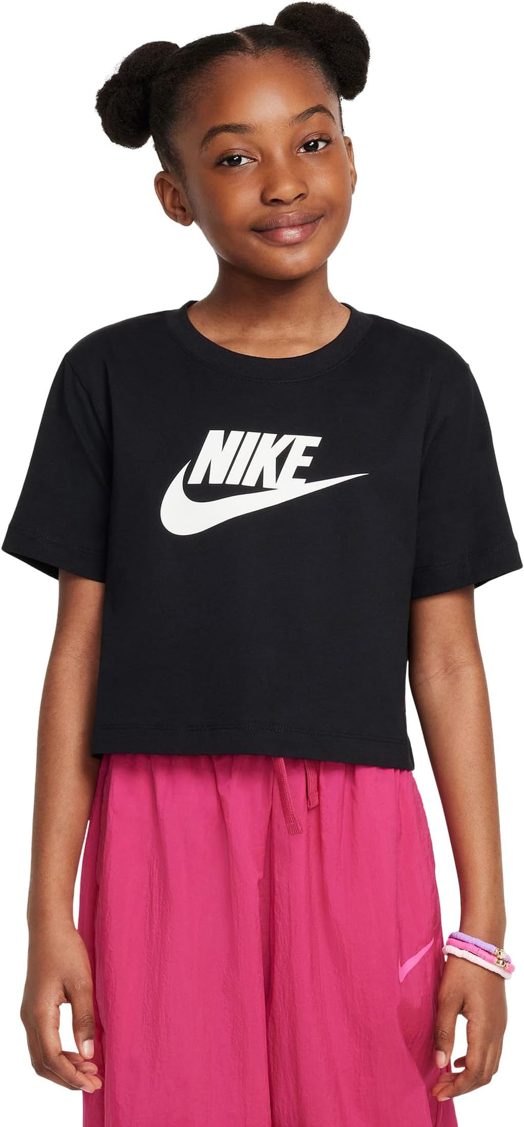 

Футболка Nike Kids Cropped Futura T-Shirt, черный