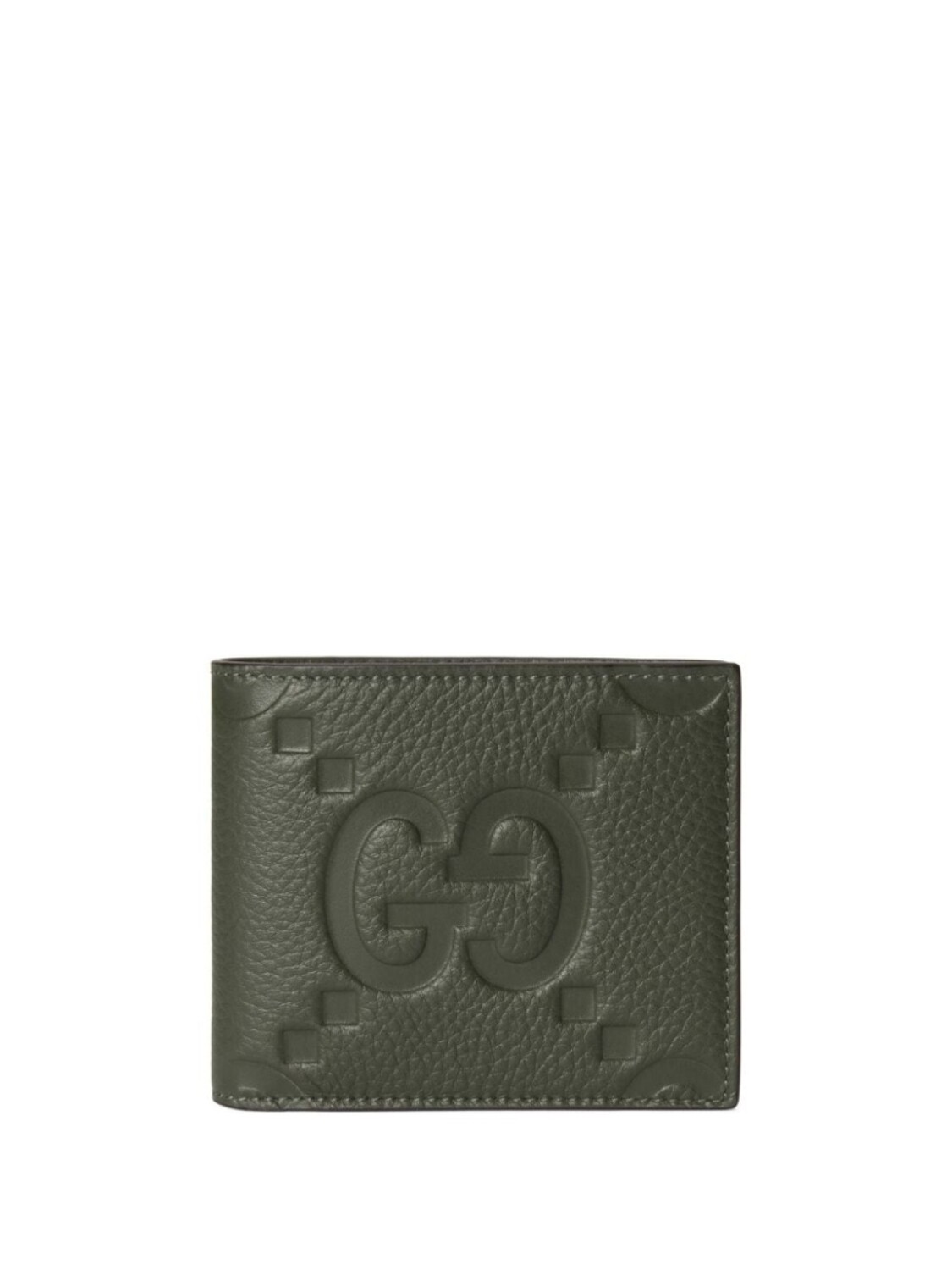 

Gucci бумажник с узором Jumbo GG, зеленый