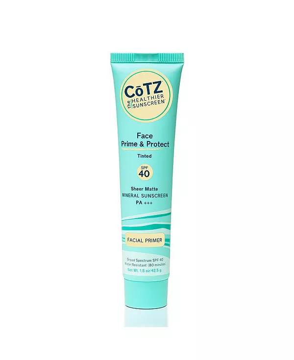 

Праймер для лица и защита SPF 40 тонированный Cotz Skincare, turquoise/aqua