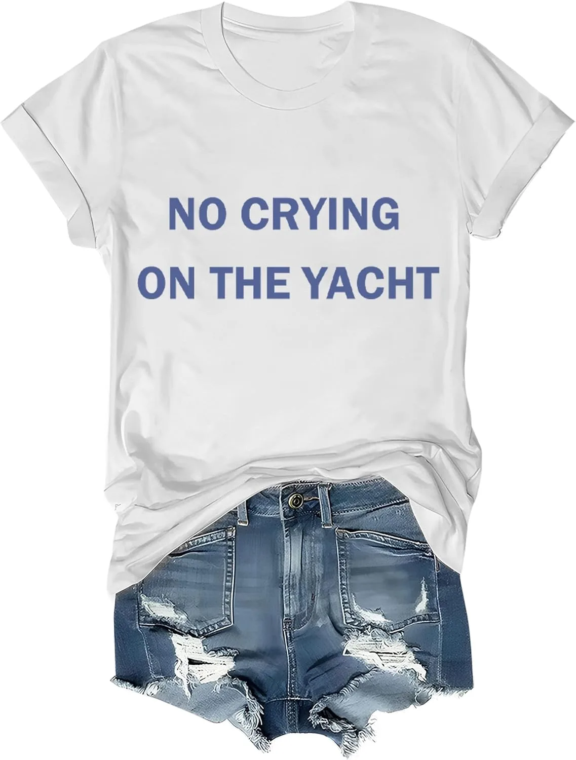 Футболка No Crying On The Yacht