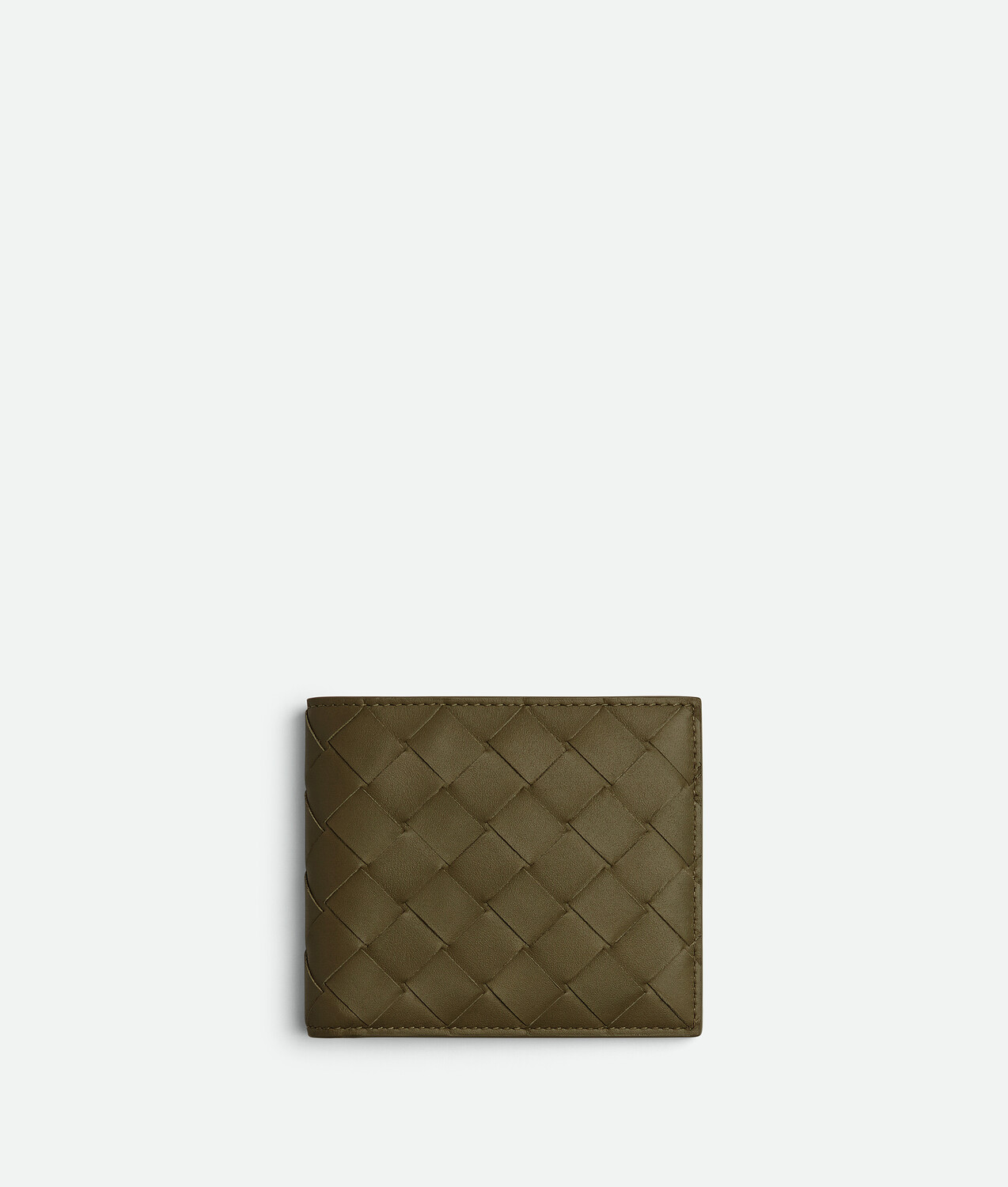 

Intrecciato двойной кошелек Bottega Veneta, темно-бежевый