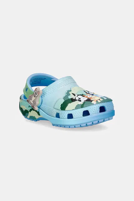 Сланцы детские с Bluey Classic Multi Clog T Crocs, синий