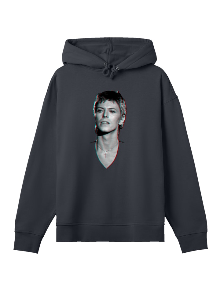 

F4NT4STIC Худи с портретом поп-звезды Дэвида Боуи, опубликованным в TV Times в 1977 году, черного цвета