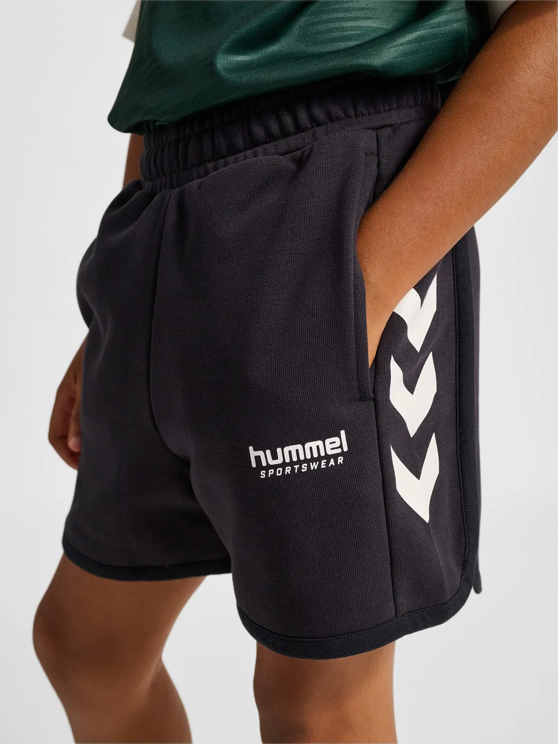 Шорты свободного кроя Hummel, черный — фото 4