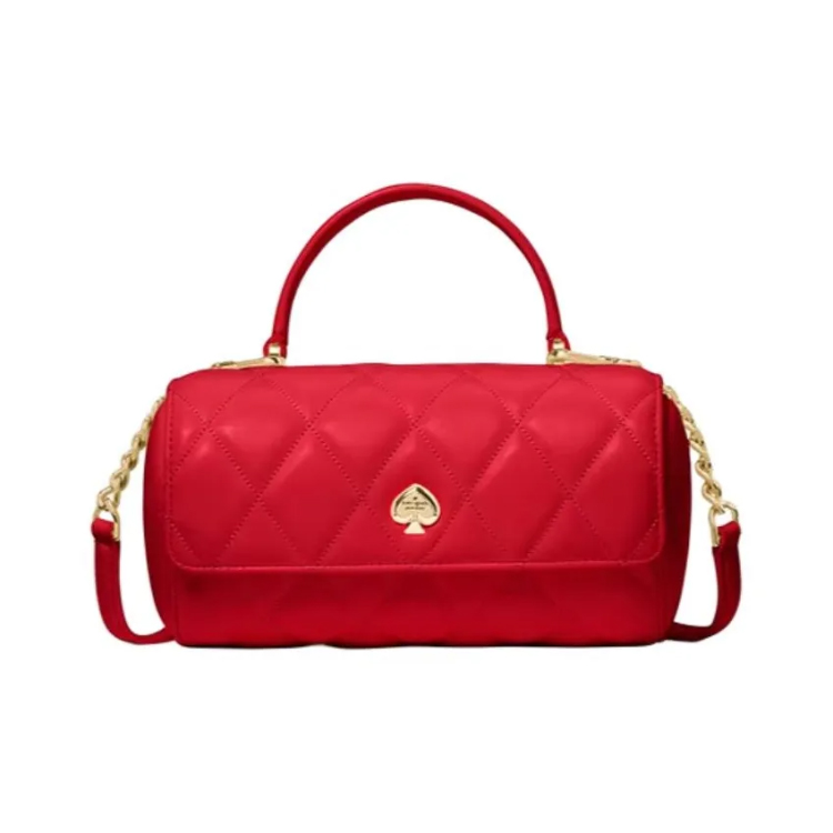 

Kate Spade Женская сумка через плечо из коровьей кожи рубиново-красного цвета