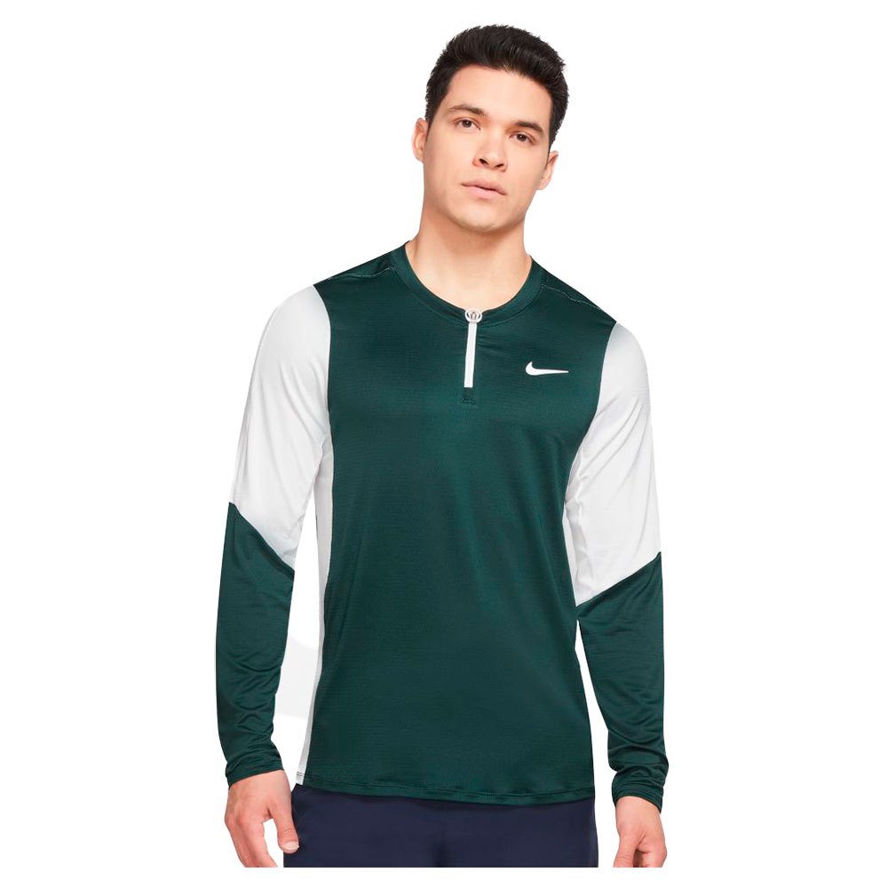 

Футболка с длинным рукавом Nike Court Dri Fit Advantage, зеленый