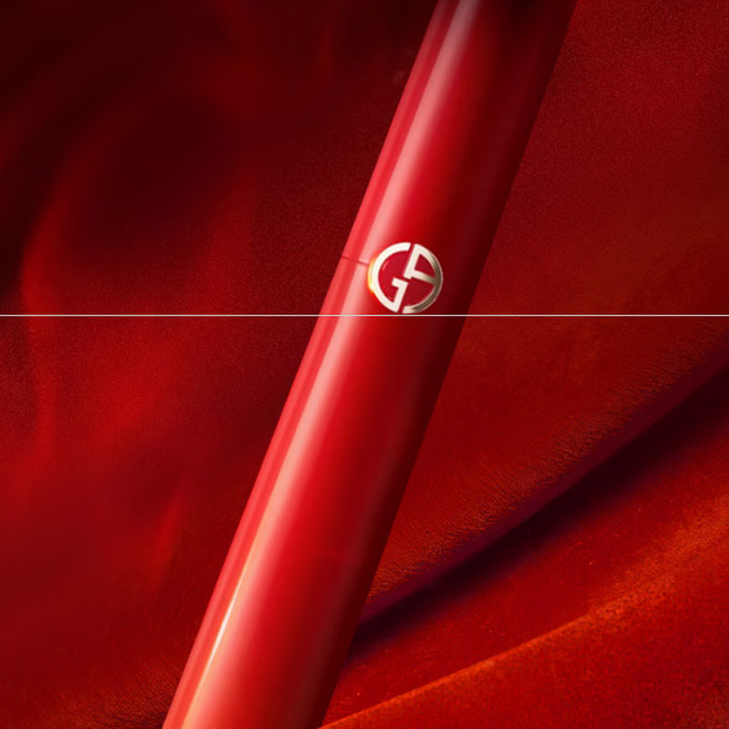 GIORGIO ARMANI AMANI Limited Edition красная жидкая помада набор для макияжа легко растушевывается 6,5 мл+15 г — фото 4