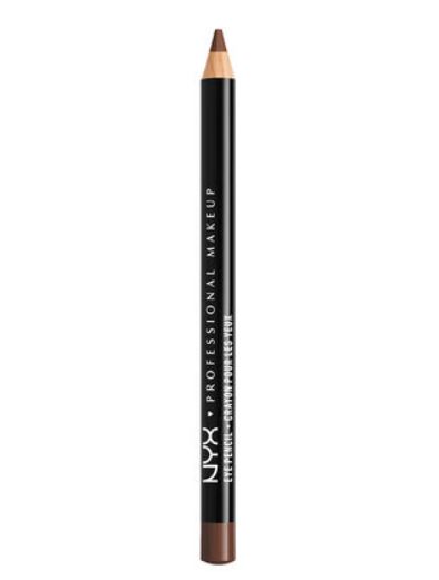 

Подводка для глаз slim eye pencil Nyx Professional Makeup, цвет dark brown, вес 1 гр.