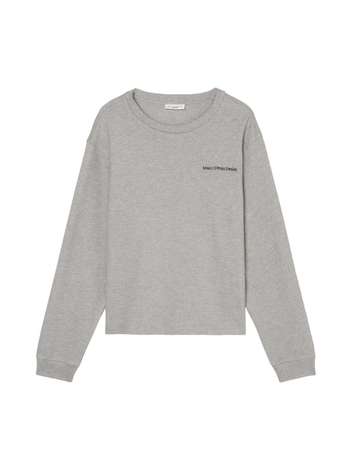 

Футболка Marc O'Polo DENIM Leichtes Dfc Sweatshirt relaxed, цвет stone melange