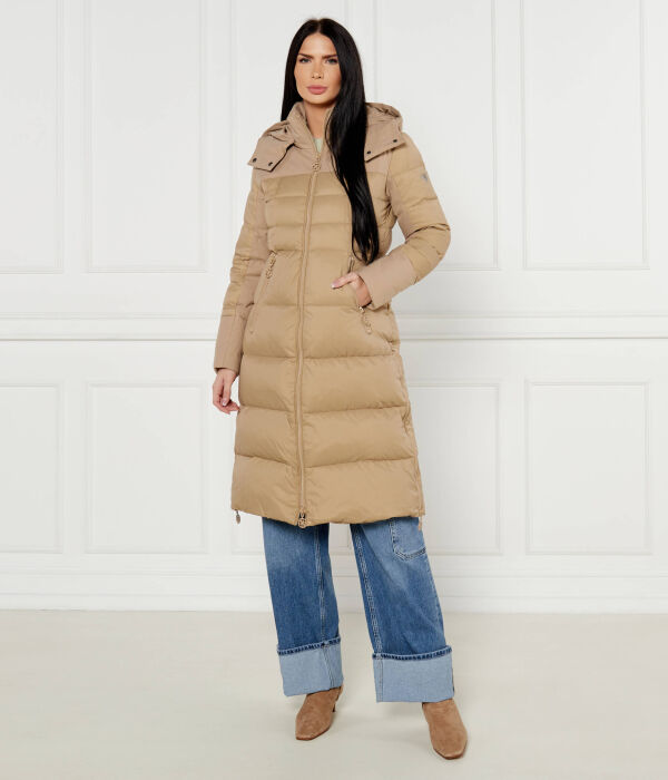 

Пуховик Guess Jeans Carolyn, бежевый