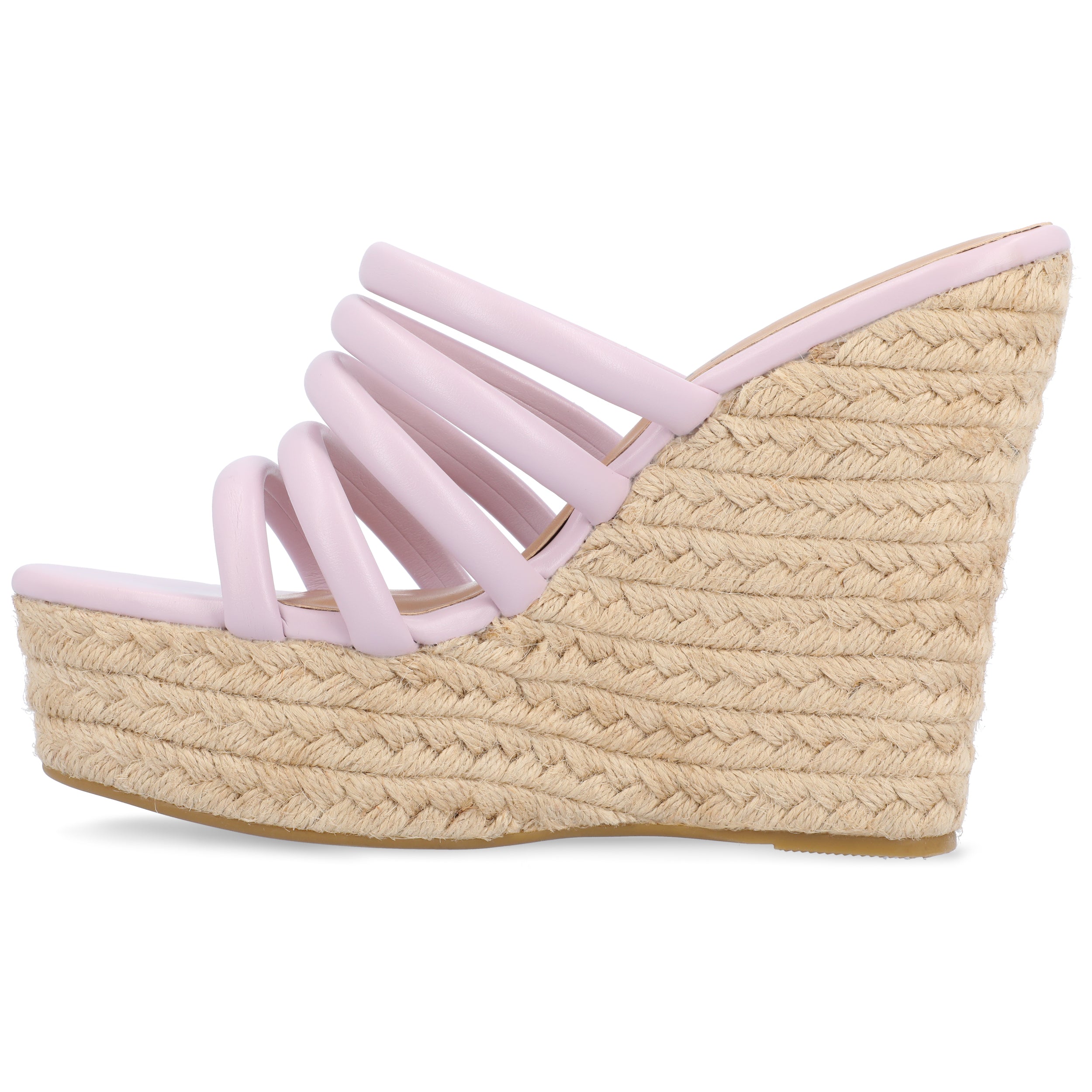 Женские босоножки-эспадрильи Cynthie Tru Comfort Foam Slip On на танкетке из коллекции Journee, лавандовый