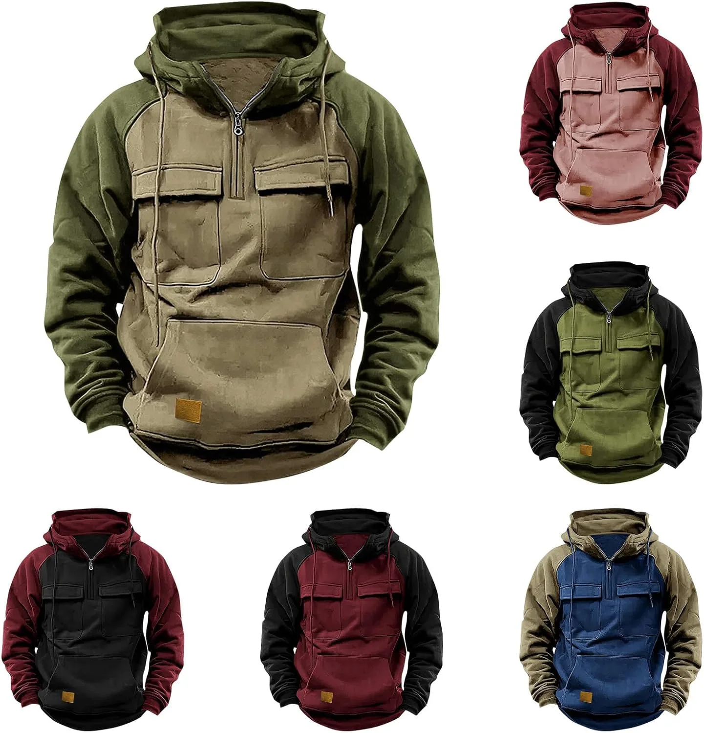 

Мужская тактическая толстовка с капюшоном Quarter Zip Piuwrlz