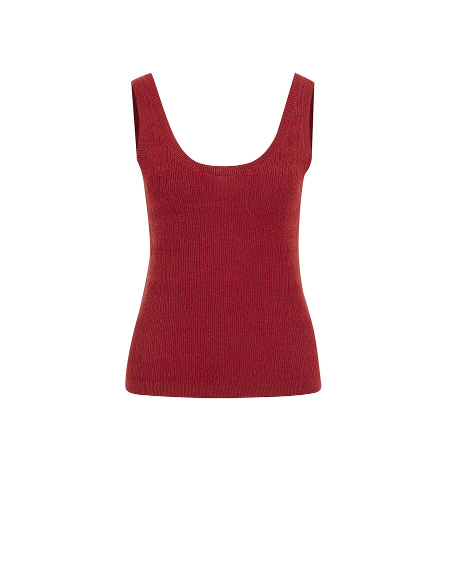 

Вязаный топ WE Fashion, цвет Fire red