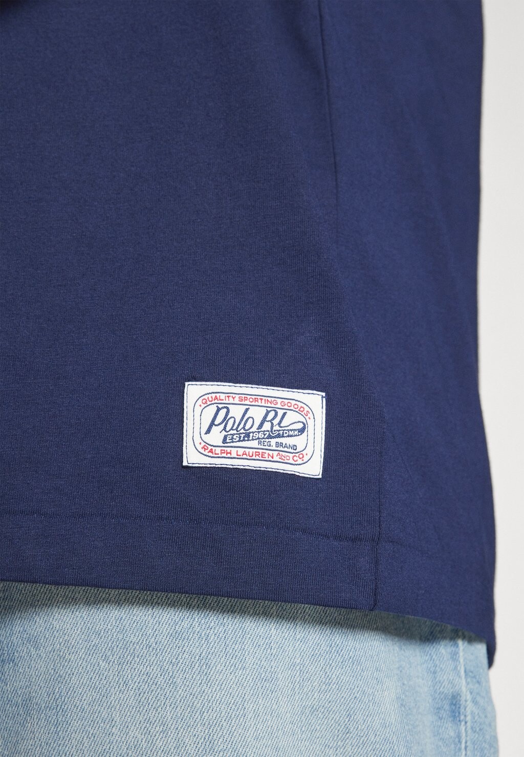 

Принт на футболке LOGO JERSEY T-SHIRT Ralph Lauren, темно-синий