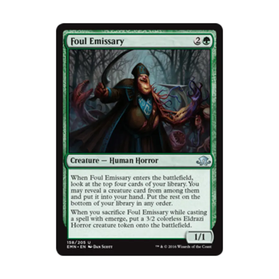 

CCG Грязный эмиссар (U), MTG - Eldritch Moon