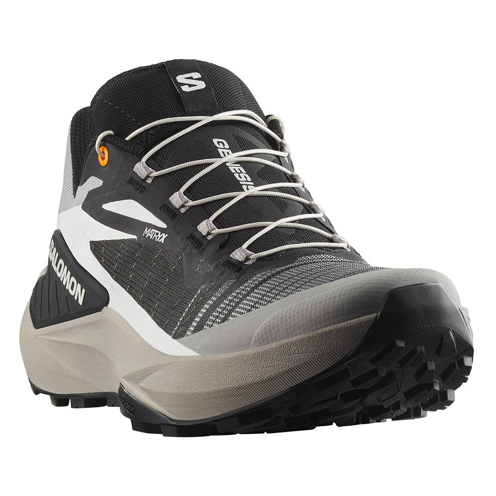 

Кроссовки для трейлраннинга Salomon Genesis (мужские), Black/Alloy/Tumeric