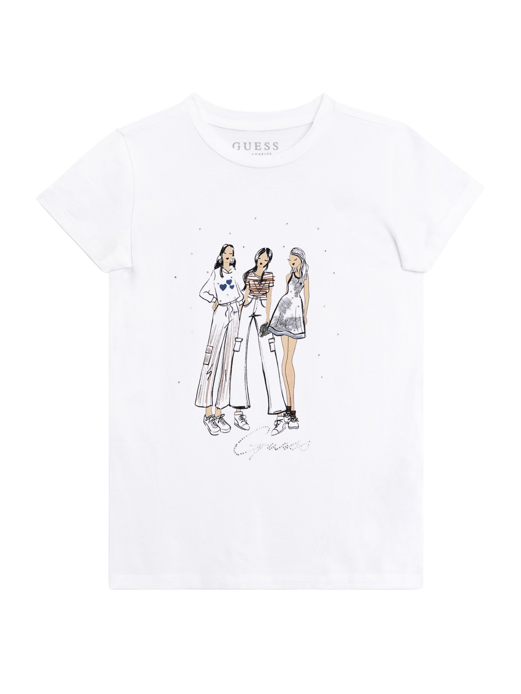 

Футболка Eco Valerie (7-14) Guess Factory, белый