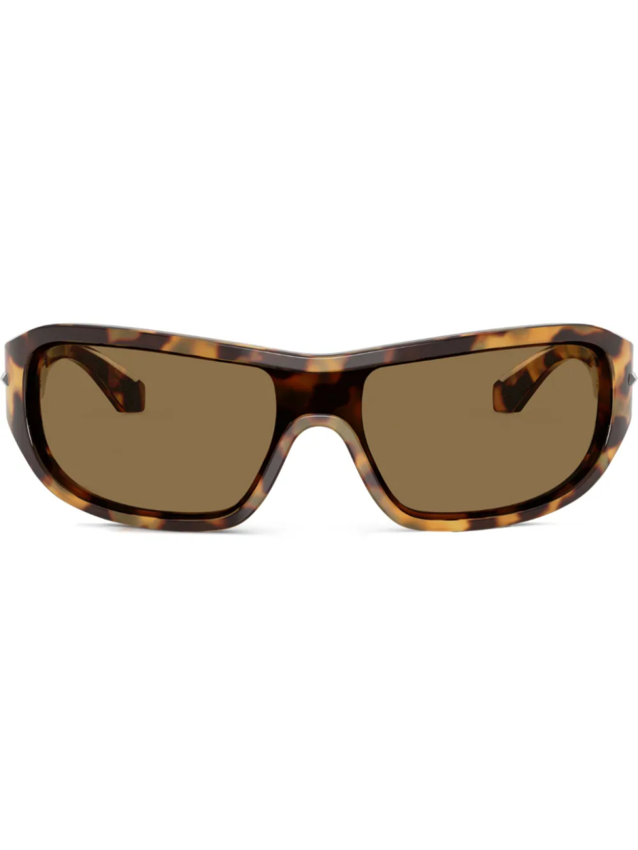 

Dolce & Gabbana Eyewear солнцезащитные очки-маска, коричневый
