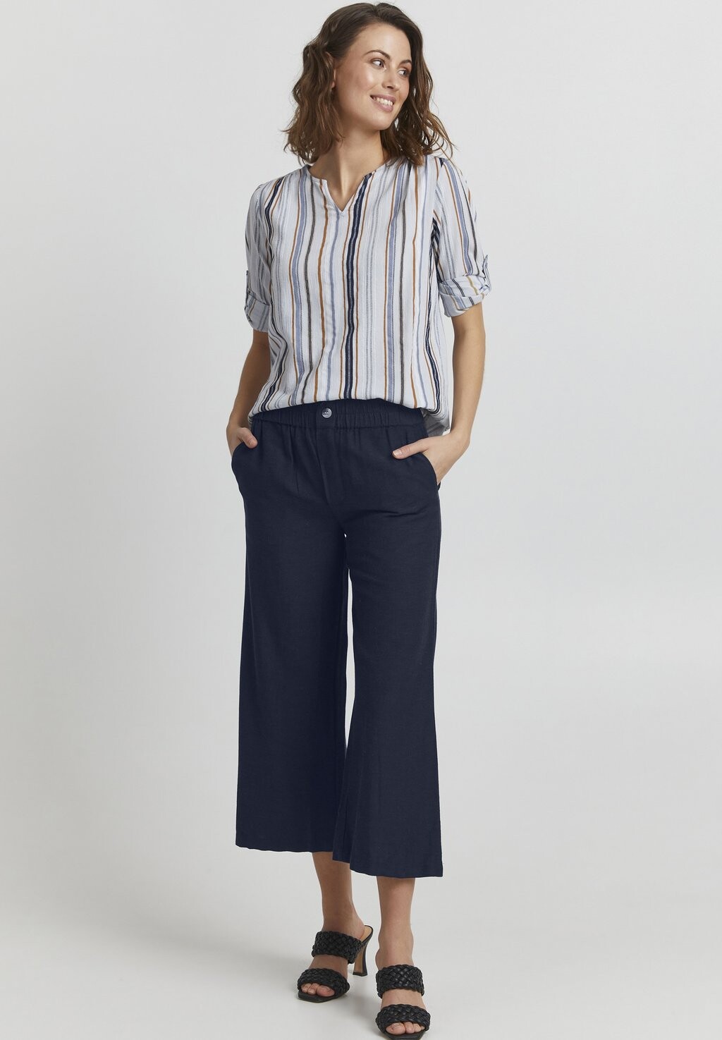

Брюки FRFAMADDIE 3 PANTS Fransa, синий