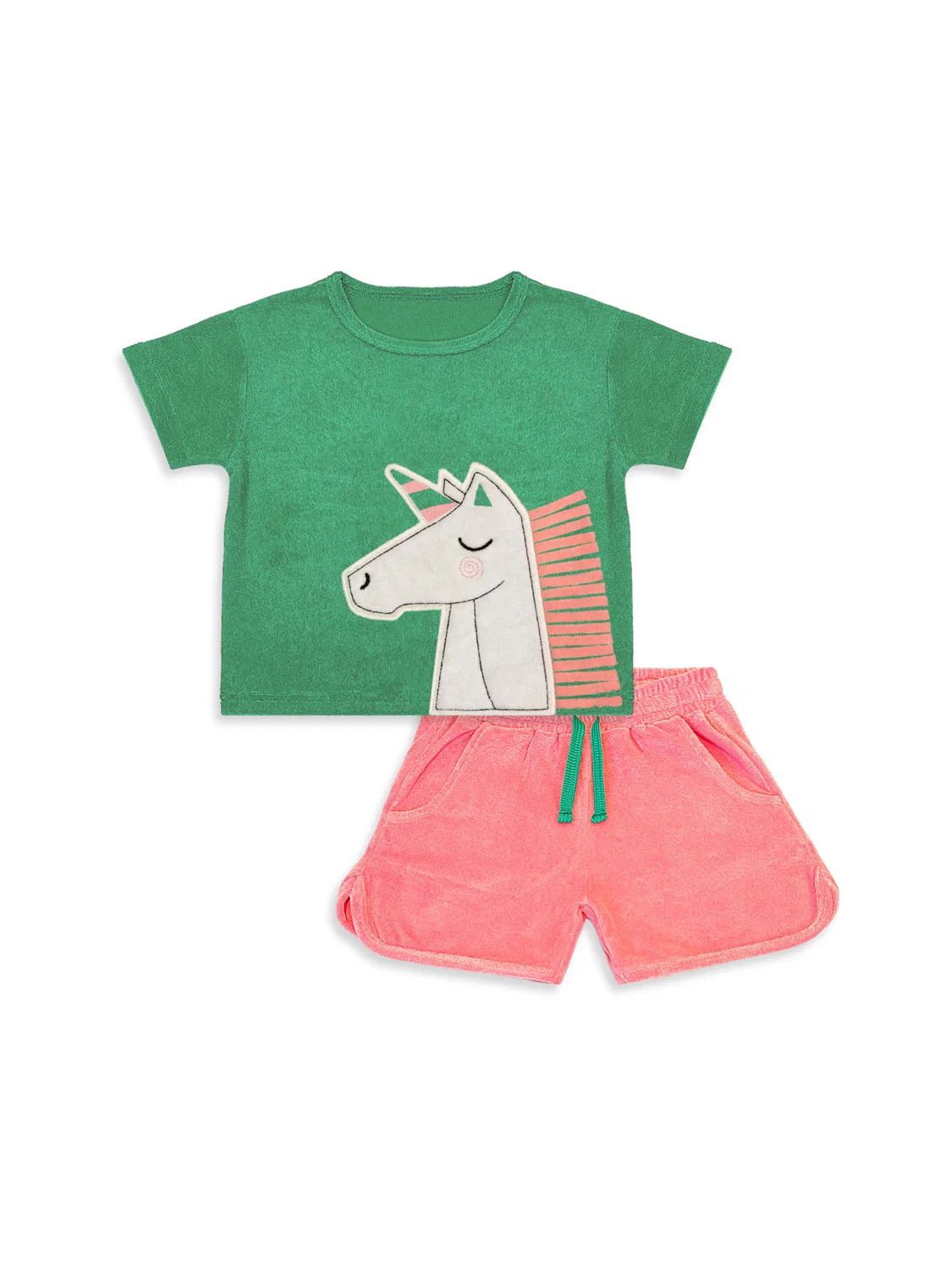 Комплект одежды Denokids CFF-26Y1-029 зеленого цвета