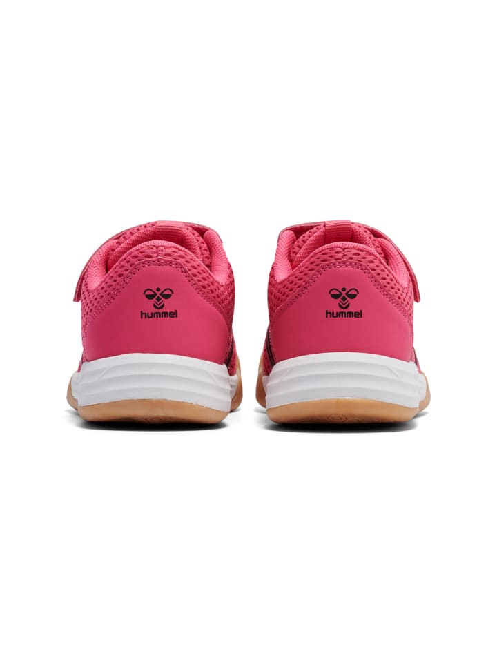 Hummel Детские комнатные сандалии на липучках Multiplay Flex, цвет FANDANGO PINK — фото 2