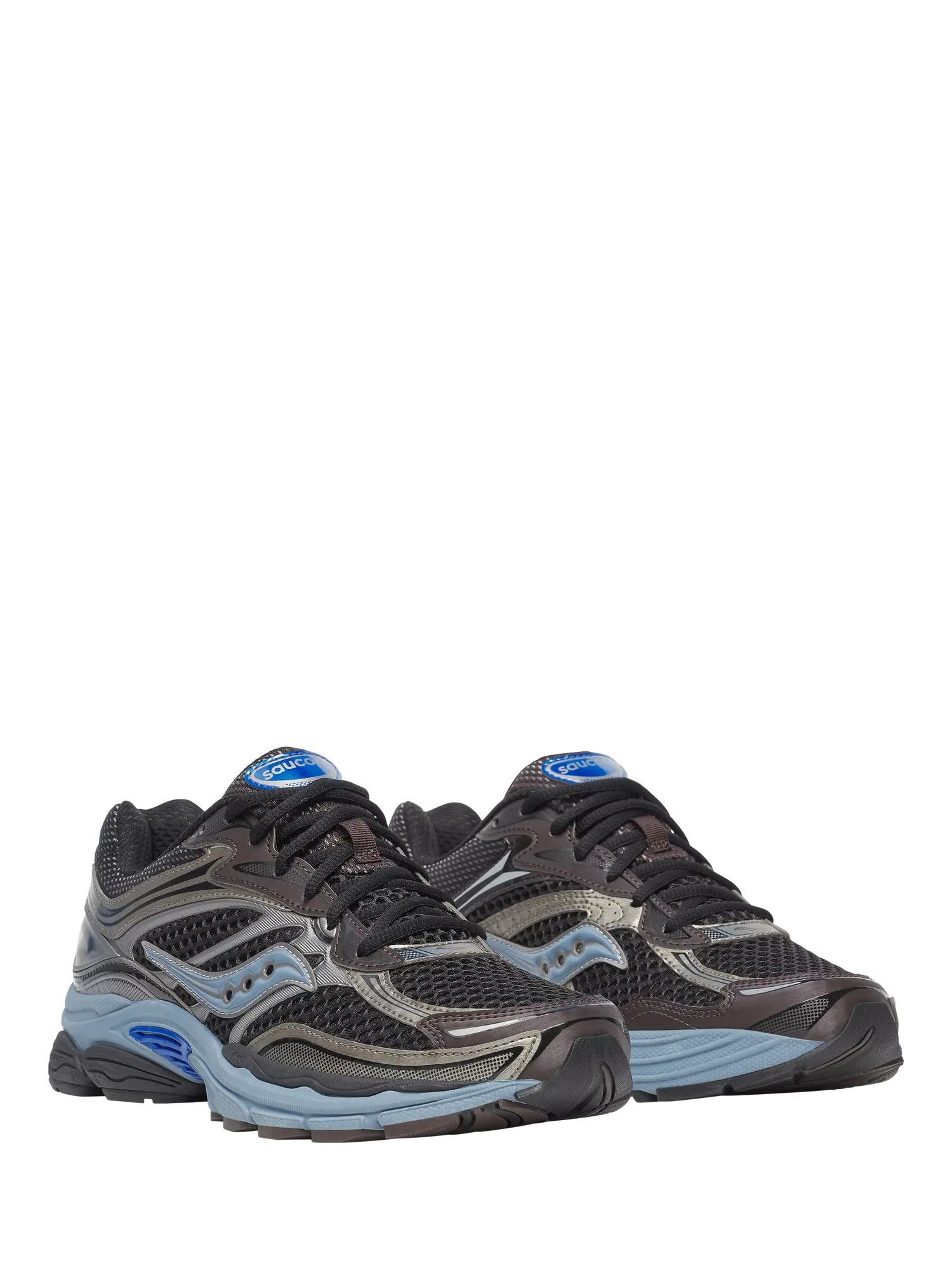 Кроссовки ProGrid Omni 9 на шнуровке, черно-синие Saucony — фото 2