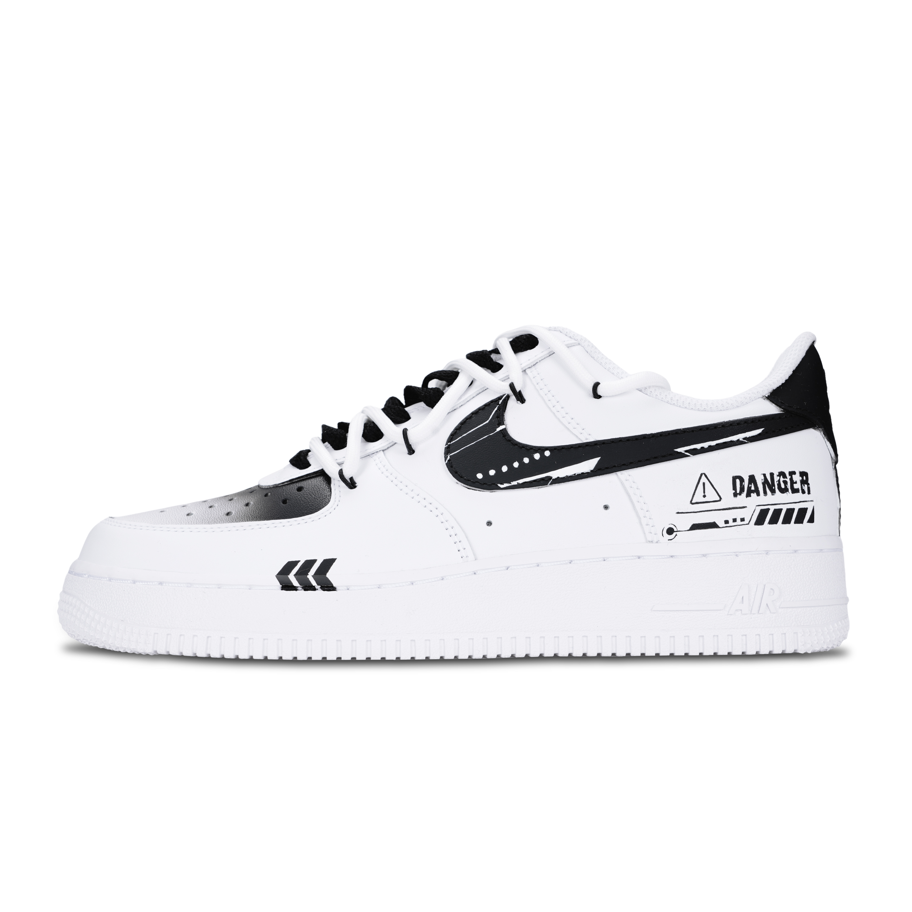 

Nike Кроссовки Air Force 1 Technology Future с низким верхом, противоскользящие, износостойкие, мужские, белые, черные