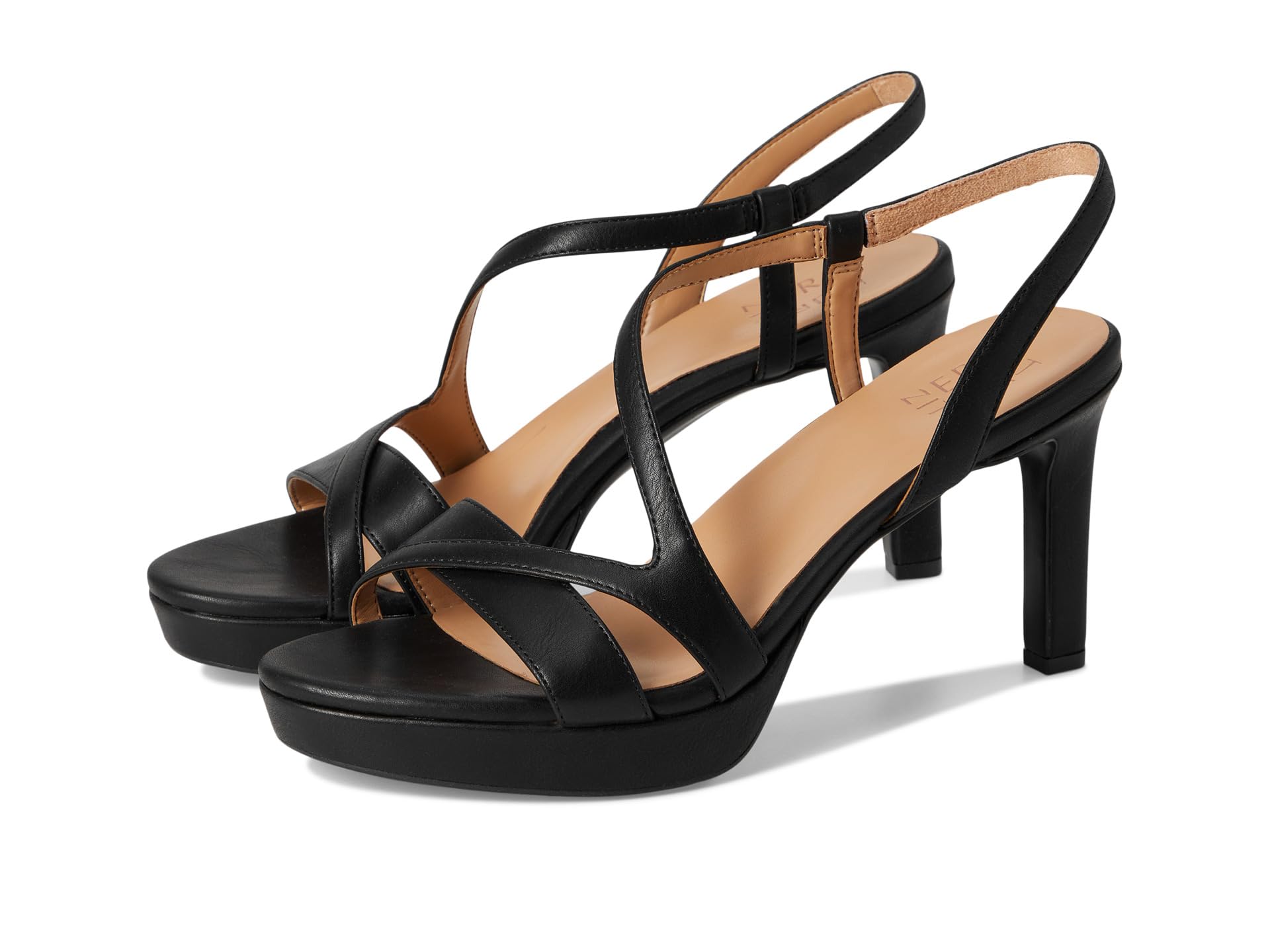 Сандалии Naturalizer Abby, цвет Black Patent Faux Leather